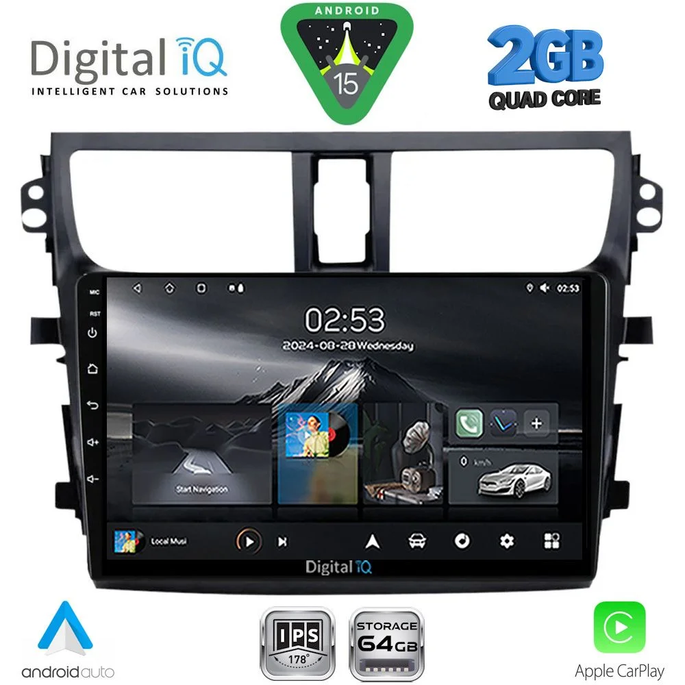 Φωτογραφία προϊόντος: DIGITAL IQ RSD 1674_CPA (9inc) MULTIMEDIA TABLET for SUZUKI CELERIO mod. 2015-2021