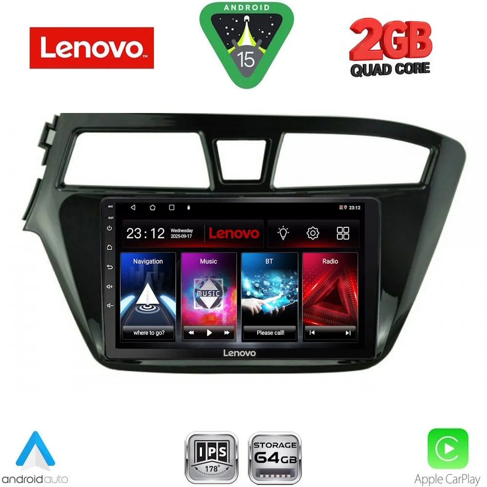 Φωτογραφία προϊόντος: LENOVO LVD 2229_CPA (9inc) MULTIMEDIA TABLET for HYUNDAI i20 mod. 2014-2018