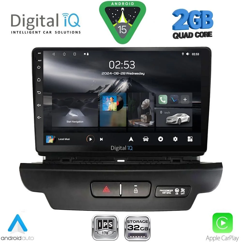 Φωτογραφία προϊόντος: DIGITAL IQ RSD 1304_CPA (9inc) MULTIMEDIA TABLET for KIA CEED - XCEED mod. 2018-2022