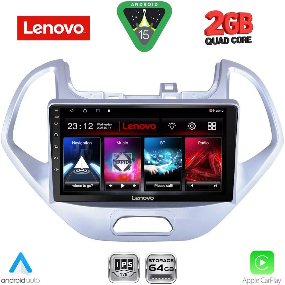 Φωτογραφία προϊόντος: LENOVO LVD 2167LO_CPA (9inc) MULTIMEDIA TABLET for FORD KA mod. 2017-2024