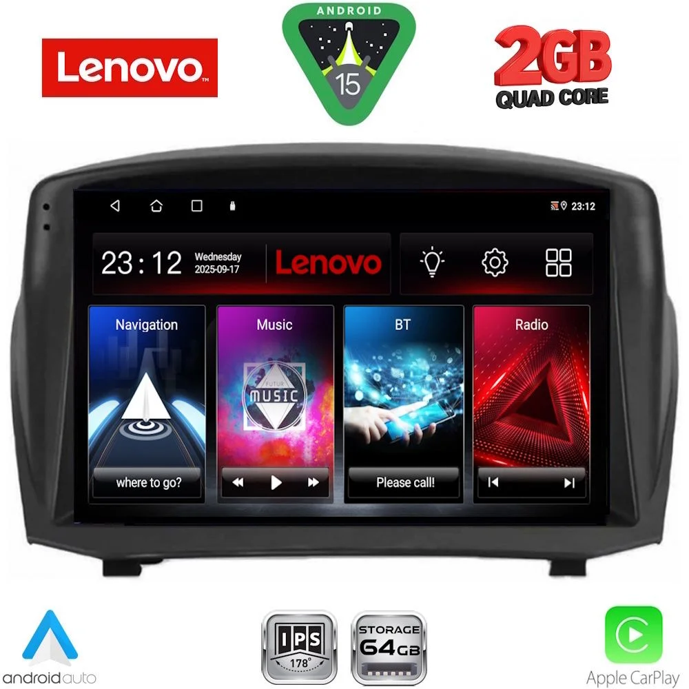 Φωτογραφία προϊόντος: LENOVO LVD 2154B_CPA (9inc) MULTIMEDIA TABLET for FORD FIESTA mod. 2008-2017