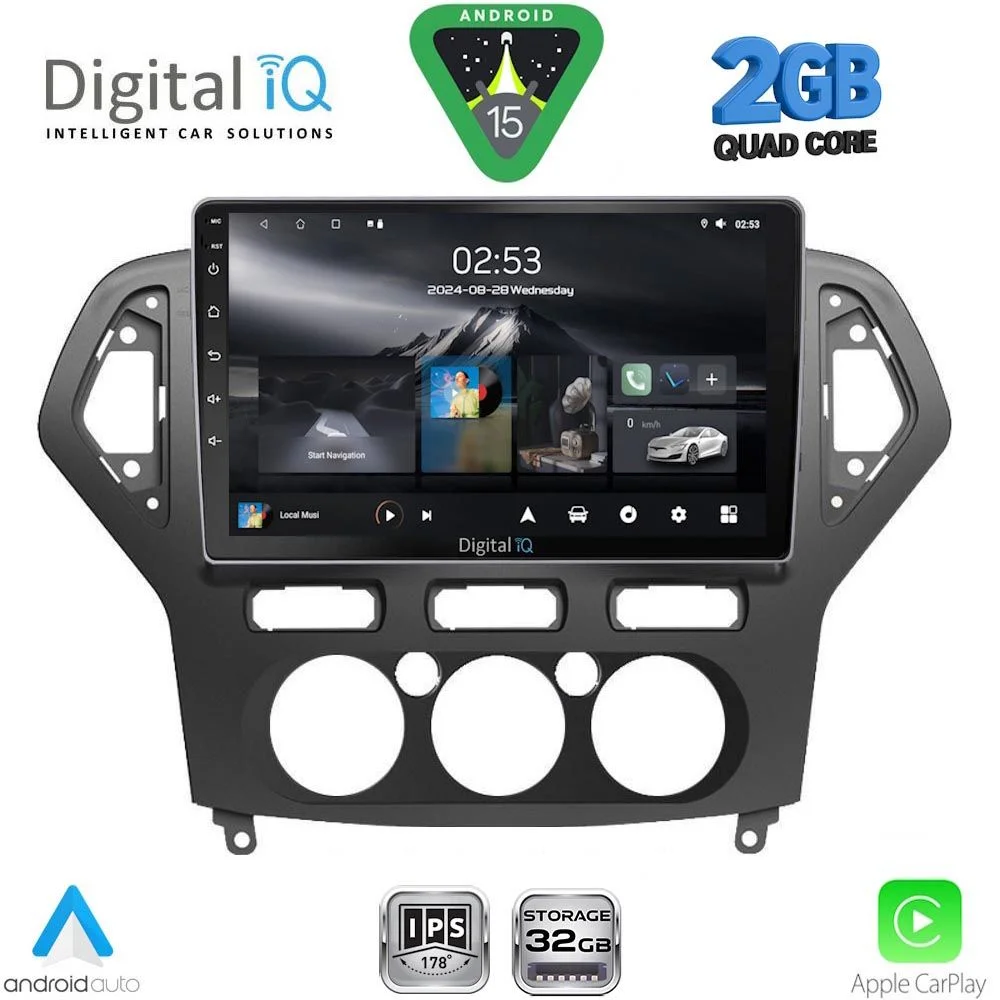 Φωτογραφία προϊόντος: DIGITAL IQ RSD 1162_CPA A/C (10inc) MULTIMEDIA TABLET for FORD MONDEO mod. 2007-2011