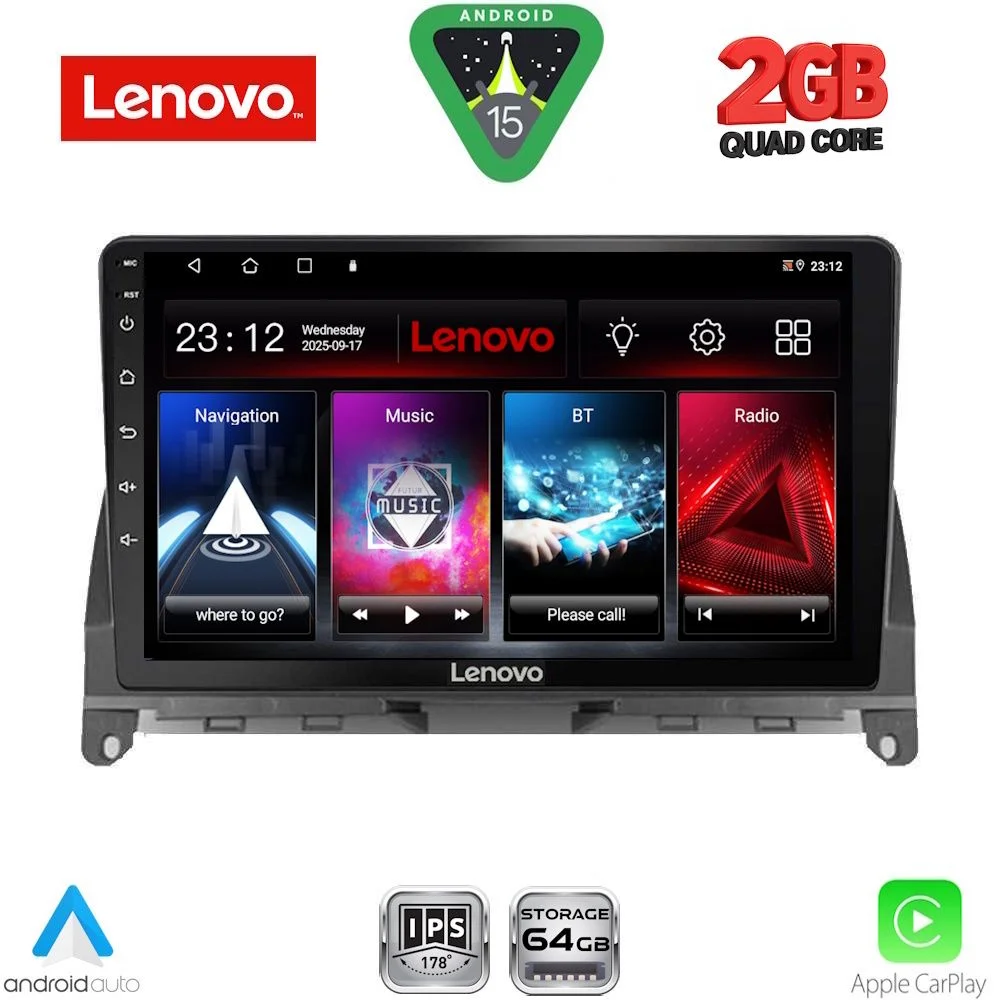 Φωτογραφία προϊόντος: LENOVO LVD 2405_CPA (9inc) MULTIMEDIA TABLET for MERCEDES C (W204) mod. 2007-2011