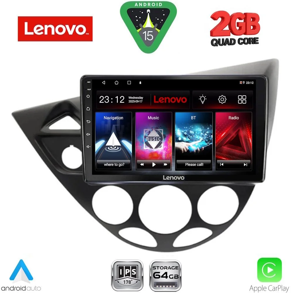 Φωτογραφία προϊόντος: LENOVO LVD 2169_CPA (9inc) MULTIMEDIA TABLET for FORD FOCUS mod. 1998-2004