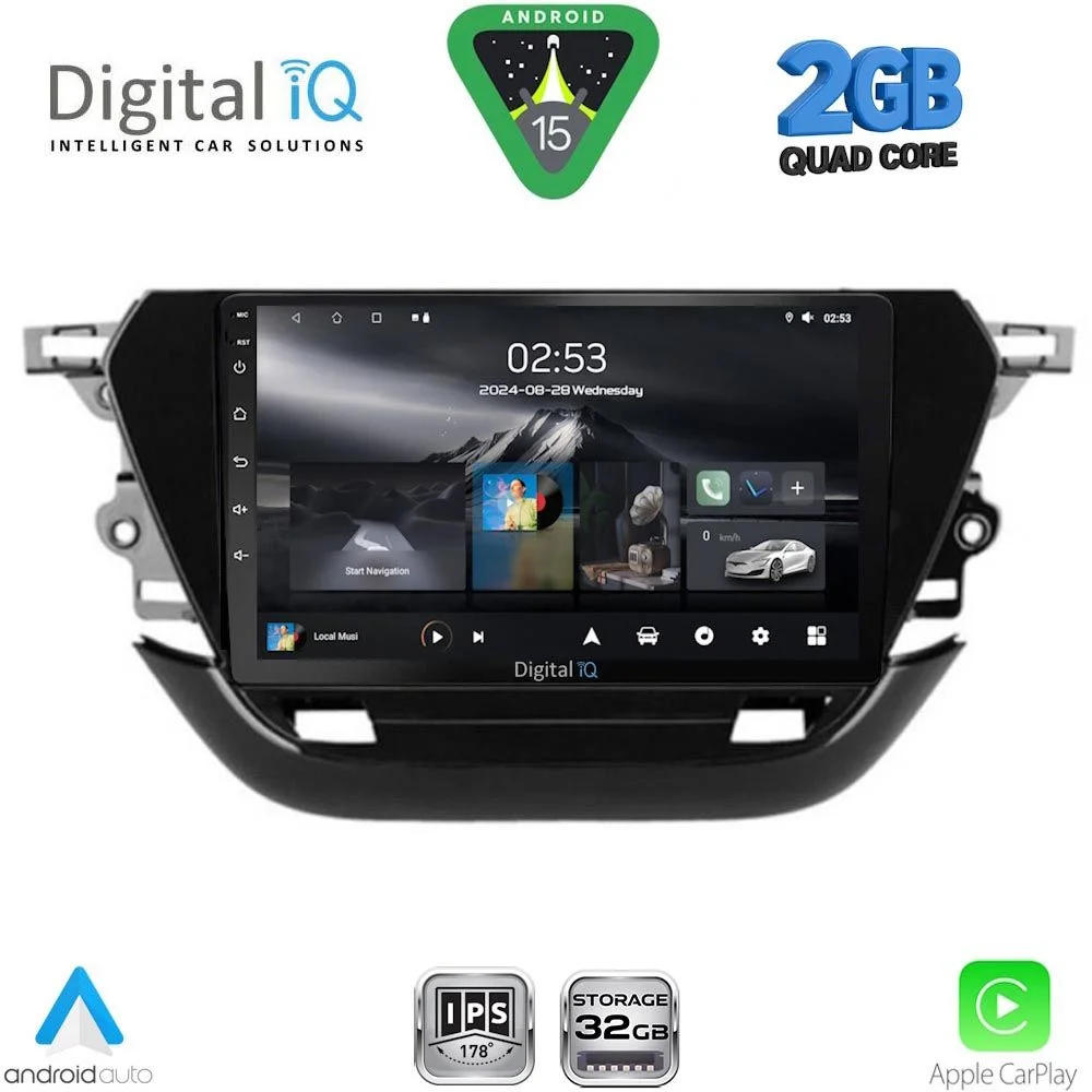 Φωτογραφία προϊόντος: DIGITAL IQ RSD 1487_CPA (9inc) MULTIMEDIA TABLET for OPEL CORSA F mod. 2019-2024