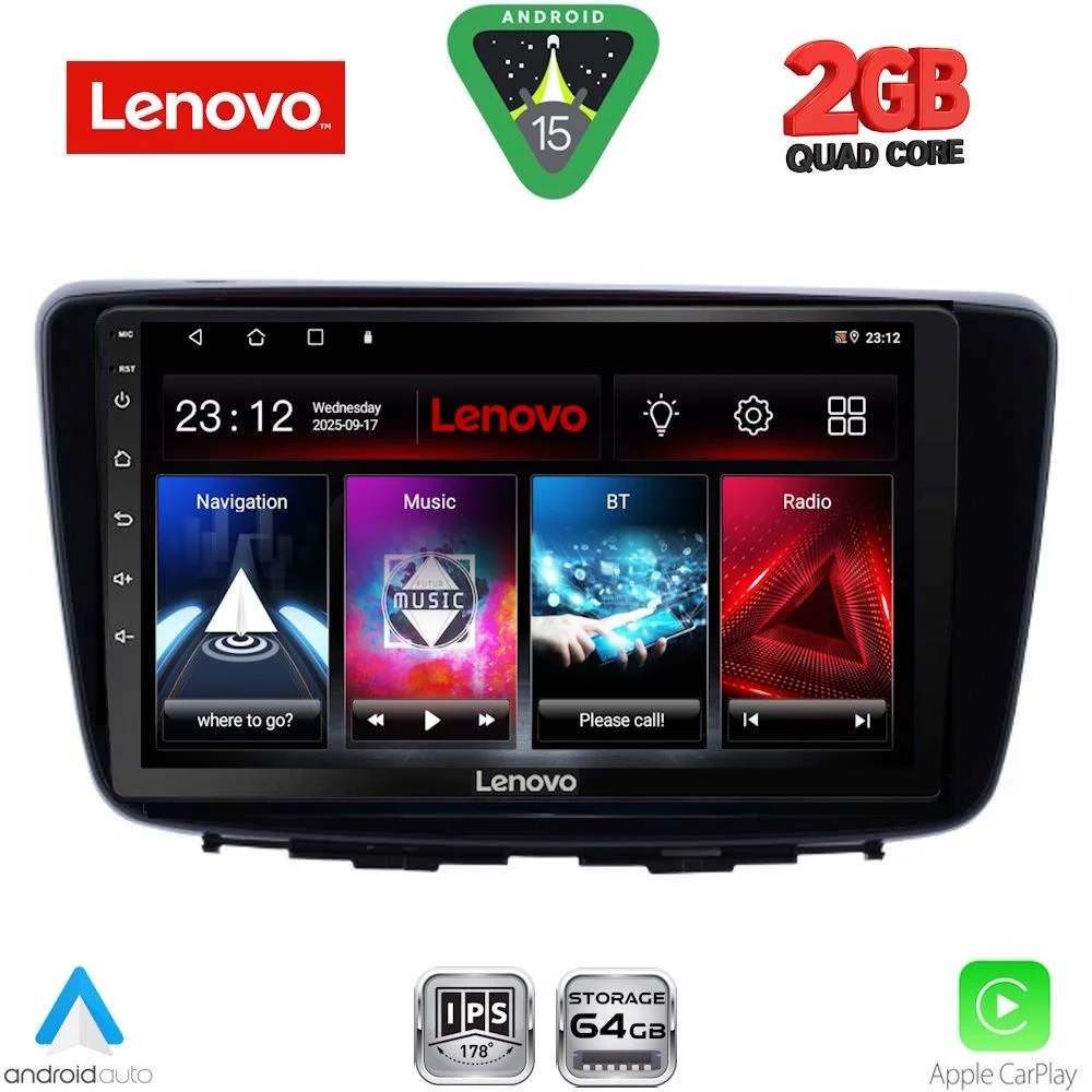 Φωτογραφία προϊόντος: LENOVO LVD 2672_CPA (9inc) MULTIMEDIA TABLET for SUZUKI BALENO mod. 2016-2022