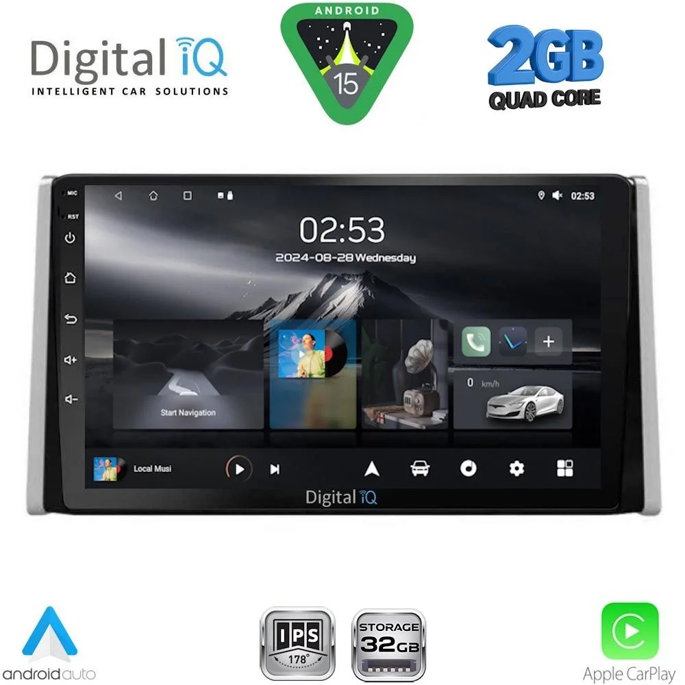 Φωτογραφία προϊόντος: DIGITAL IQ RSD 1734_CPA (10inc) MULTIMEDIA TABLET for TOYOTA RAV 4 mod. 2019-2026