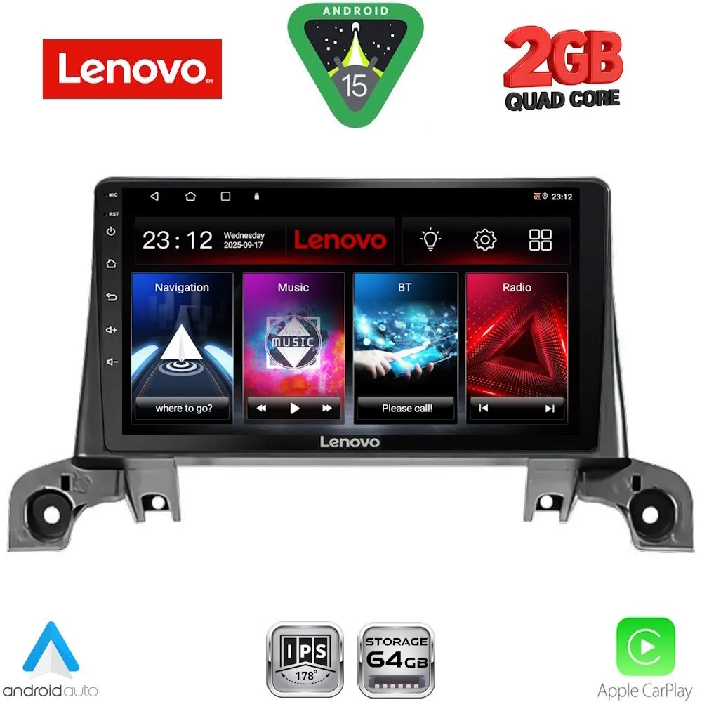 Φωτογραφία προϊόντος: LENOVO LVD 2519_GPS (9inc) MULTIMEDIA TABLET for PEUGEOT 3008 - 5008 mod. 2016-2024