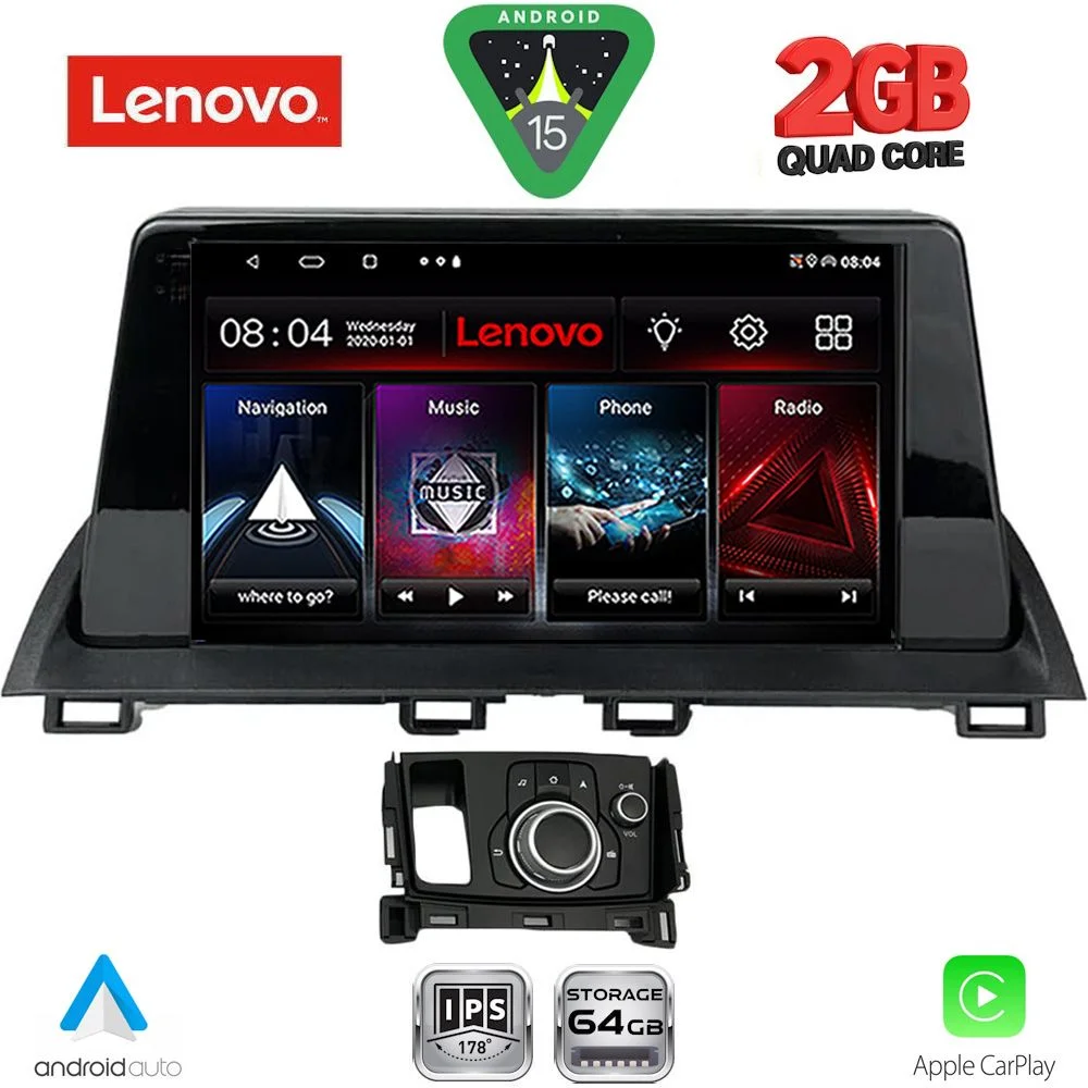 Φωτογραφία προϊόντος: LENOVO LVD 2386_CPA (9inc) MULTIMEDIA TABLET for MAZDA CX4 mod. 2016-2025