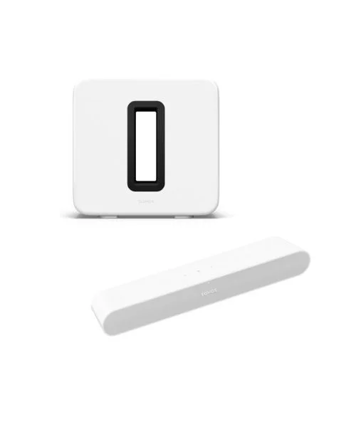 Φωτογραφία προϊόντος: Sonos Ray Soundbar με SUB Subwoofer (Gen3) White (Σετ)