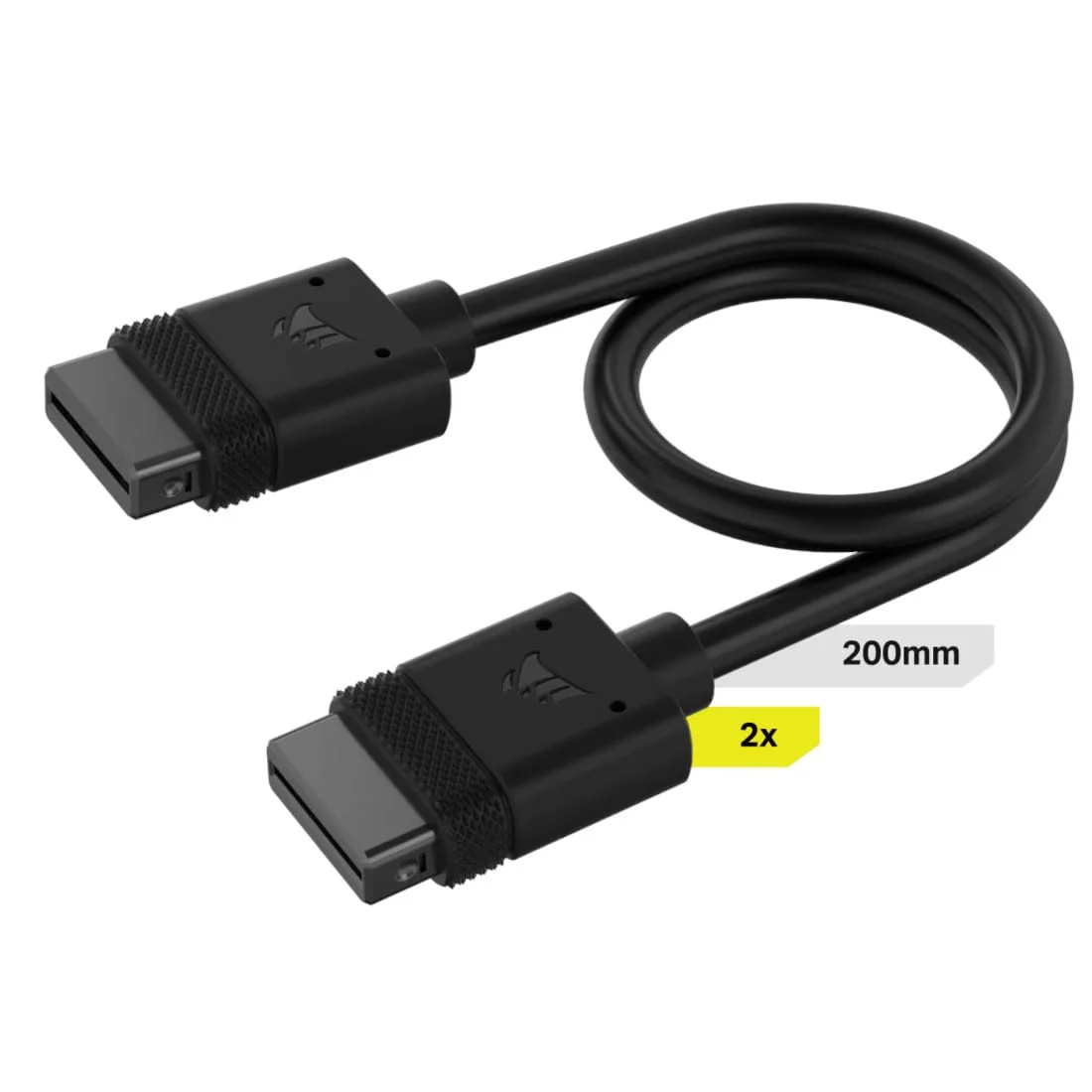 Φωτογραφία προϊόντος: Corsair DIY iCUE LINK Cable Black (2x200mm)