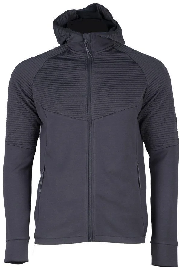 Φωτογραφία προϊόντος: Jacket Rib Hoodie 407042M Carbon Ανδρική Ζακέτα Fleece GTS - 407042M-17