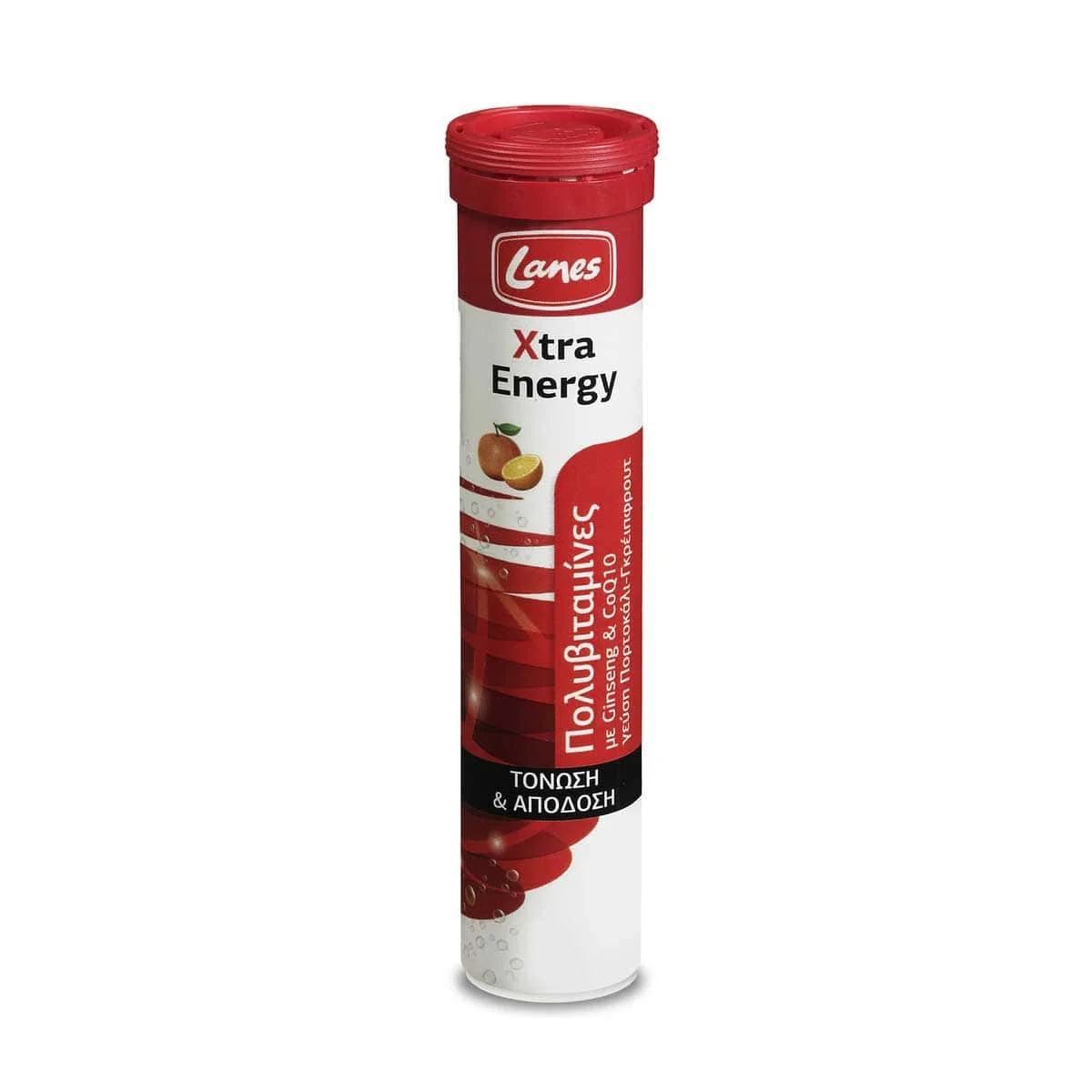 Φωτογραφία προϊόντος: Medipharmacy Lanes Πολυβιταμίνες Xtra Energy Ginseng CoQ10 20 αναβράζοντα δισκία