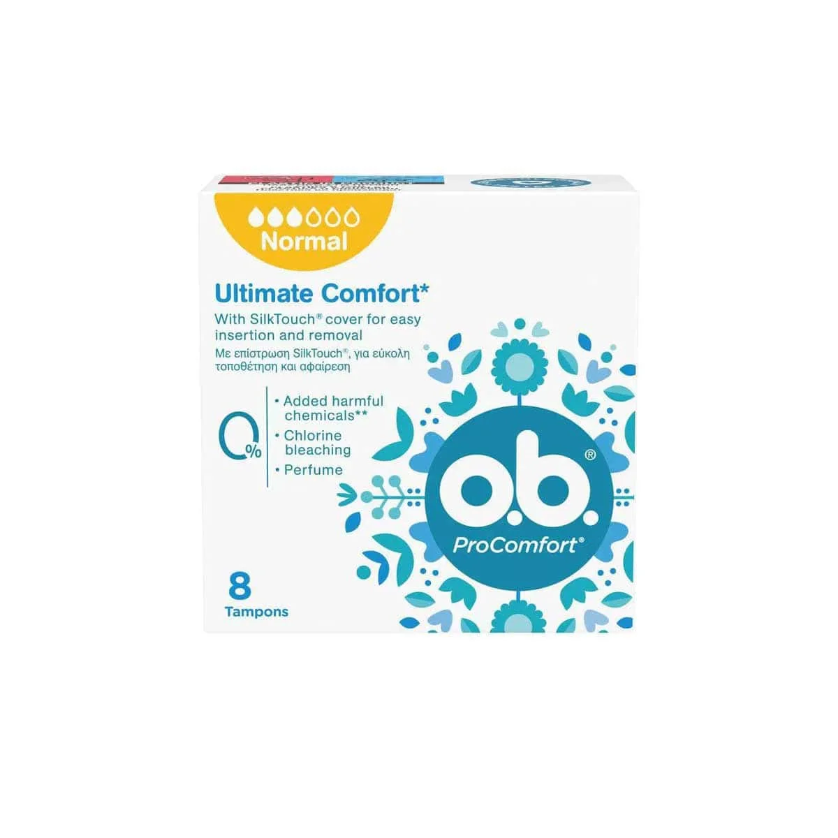 Φωτογραφία προϊόντος: Medipharmacy O.B. ProComfort Normal 8 Ταμπόν