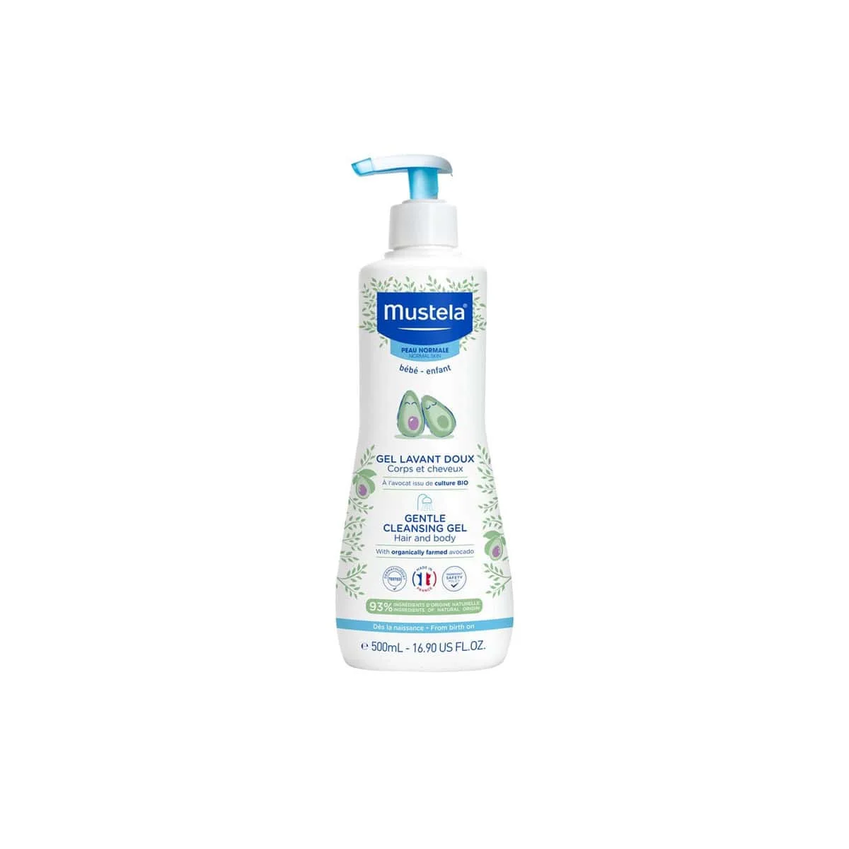 Φωτογραφία προϊόντος: Medipharmacy Mustela Gentle Cleansing Gel Body and Hair 500 ml