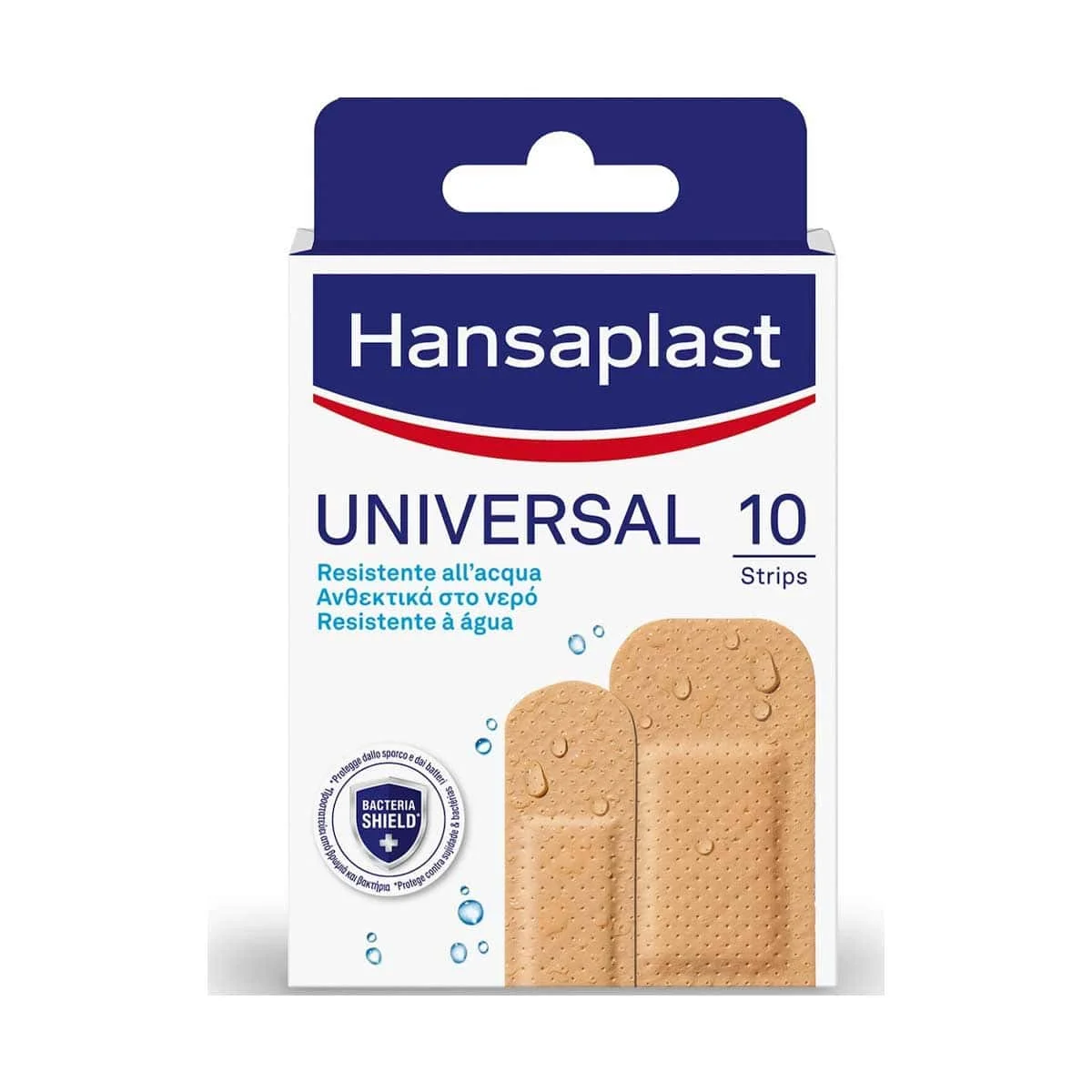 Φωτογραφία προϊόντος: Medipharmacy Hansaplast Universal Αδιάβροχα Αυτοκόλλητα Επιθέματα 10 τμχ
