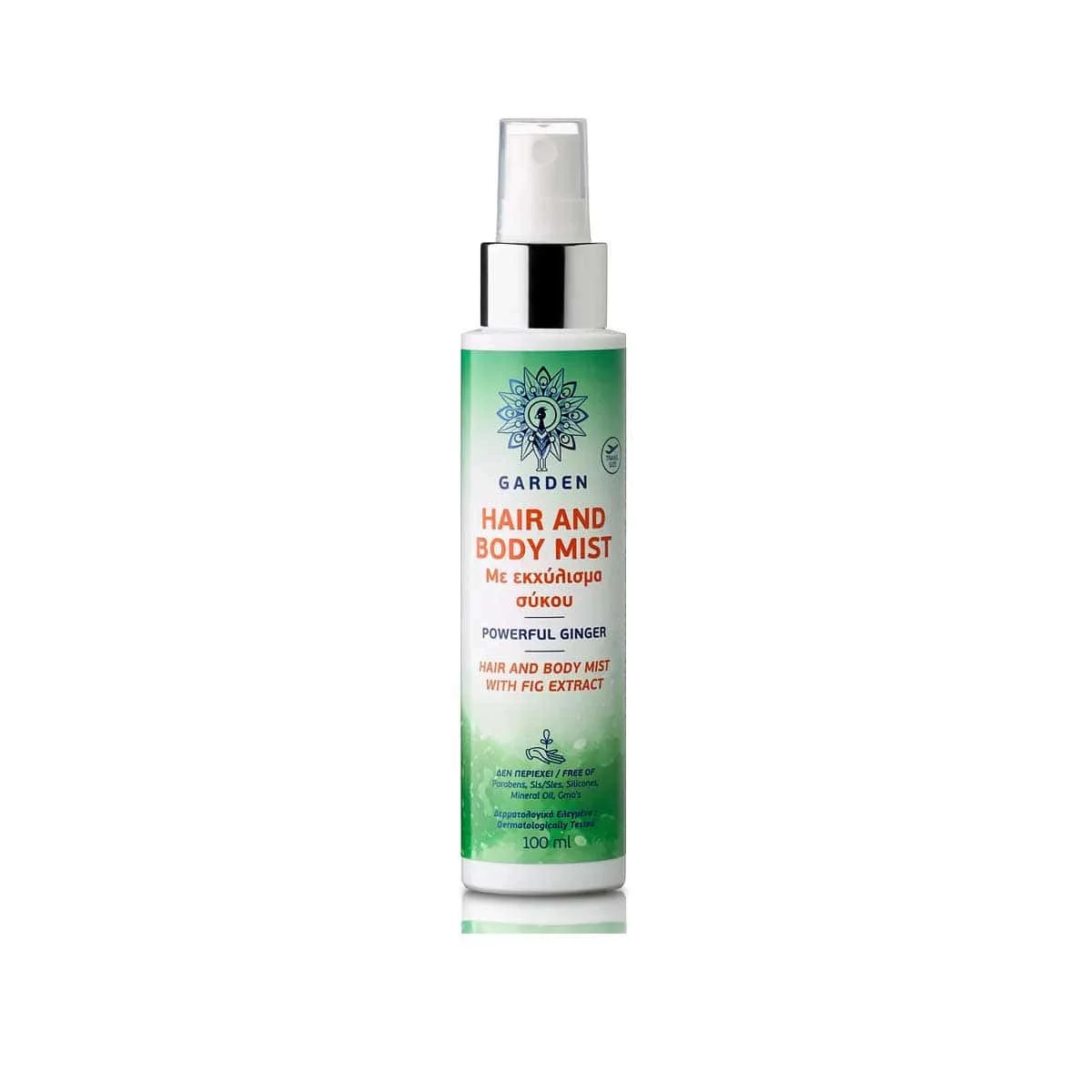 Φωτογραφία προϊόντος: Medipharmacy Garden Hair And Body Mist Powerful Ginger 100 ml