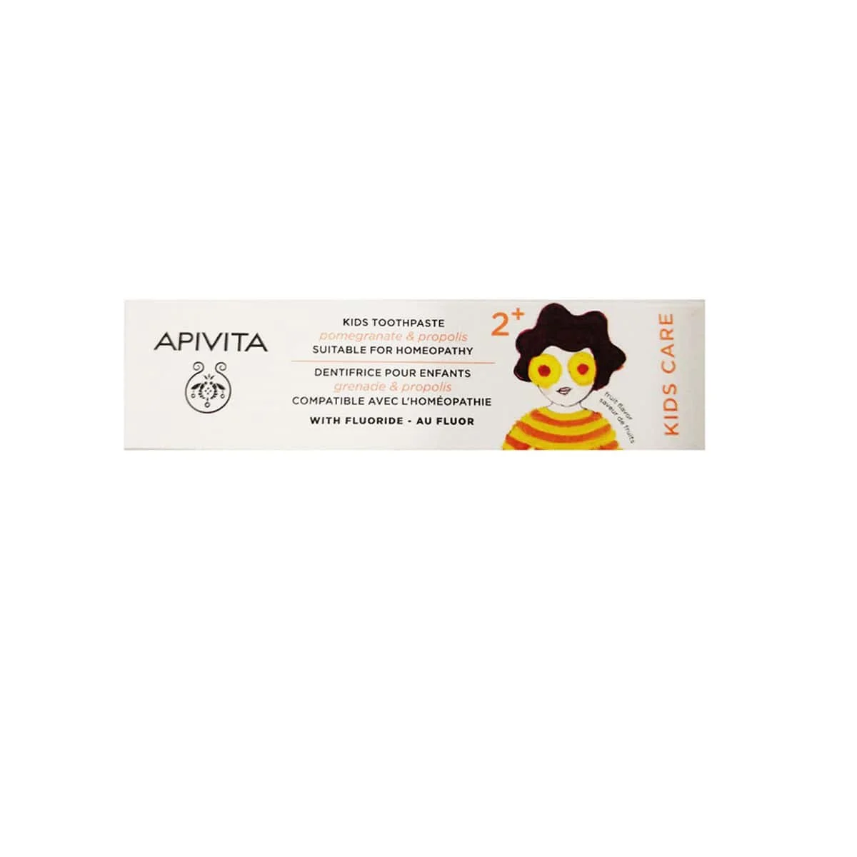 Φωτογραφία προϊόντος: Medipharmacy Apivita Kids 2+ Παιδική Οδοντόκρεμα Με Ρόδι & Πρόπολη 50 ml