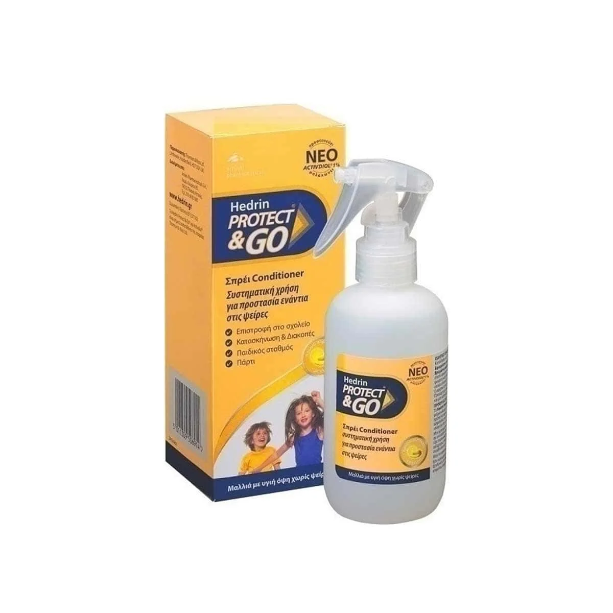 Φωτογραφία προϊόντος: Medipharmacy Hedrin Protect & Go Αντιφθειρικό Spray 200 ml