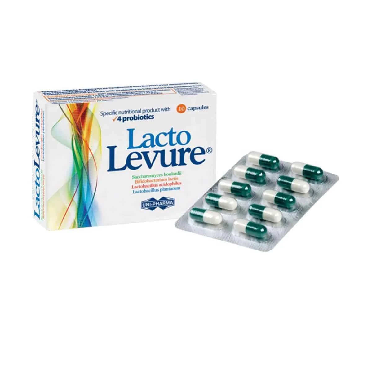 Φωτογραφία προϊόντος: Medipharmacy Uni-Pharma LactoLevure 10 κάψουλες