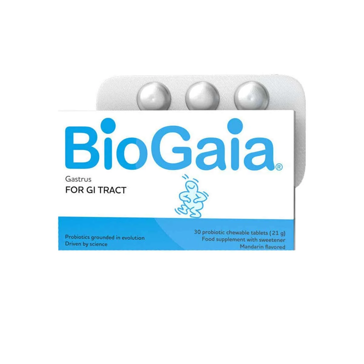 Φωτογραφία προϊόντος: Medipharmacy BioGaia Gastrus Προβιοτικά Μασώμενα Δισκία Mε Γεύση Μανταρίνι-Μέντα 30 μασώμενα δισκία