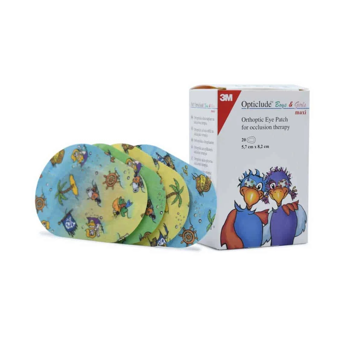 Φωτογραφία προϊόντος: Medipharmacy 3M Opticlude Boys and Girls Maxi Οφθαλμικά Επιθέματα για Παιδιά 20 τμχ