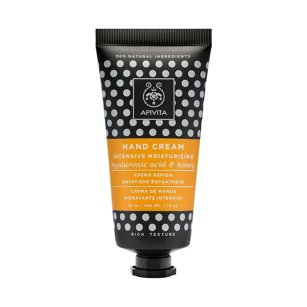 Φωτογραφία προϊόντος: Medipharmacy Apivita Hand Cream Εντατική Ενυδάτωση με Υαλουρονικό και Μέλι 50 ml
