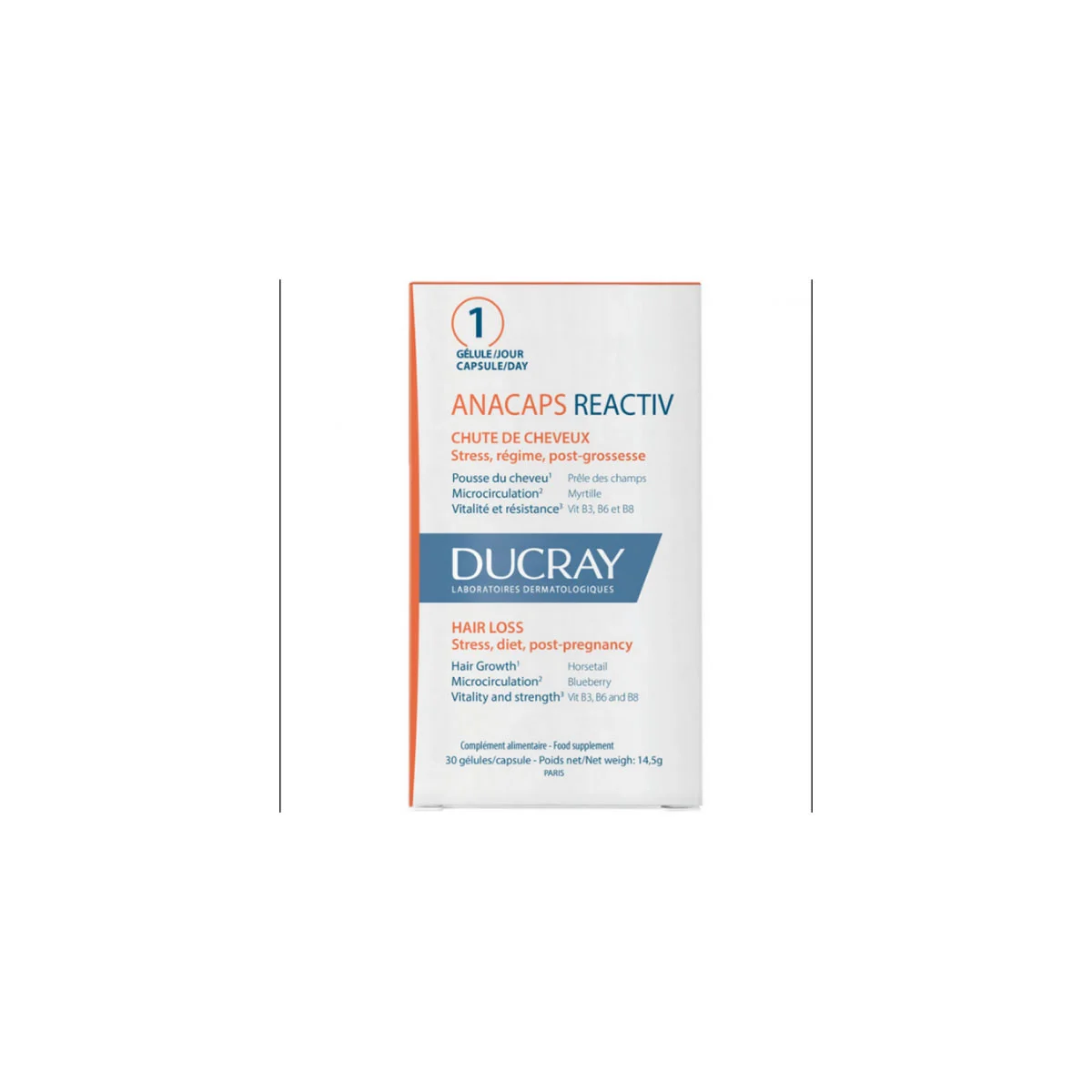 Φωτογραφία προϊόντος: Medipharmacy Ducray Anacaps Reactiv 30 κάψουλες