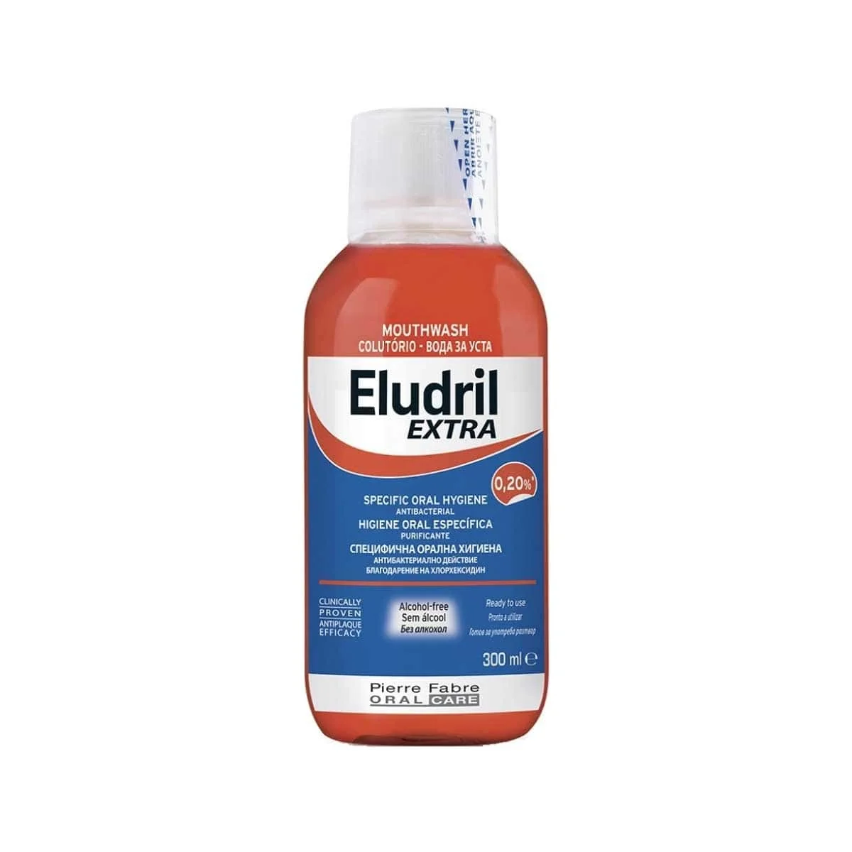 Φωτογραφία προϊόντος: Medipharmacy Elgydium Eludril Extra 0.20% Στοματικό Διάλυμα κατά της Πλάκας και της Κακοσμίας 300 ml