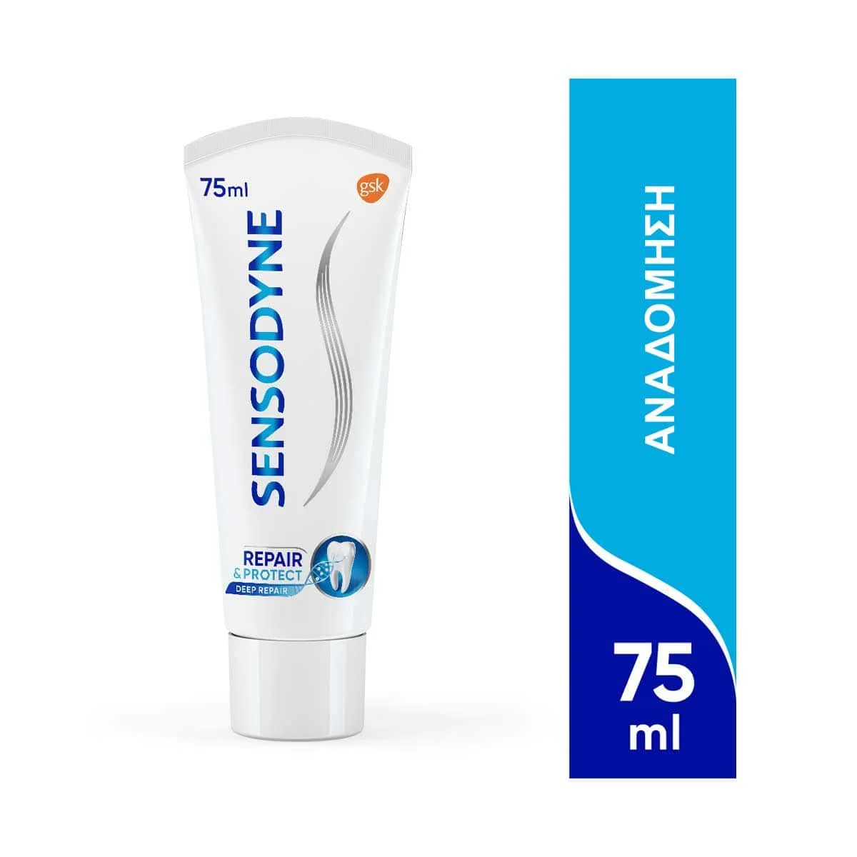 Φωτογραφία προϊόντος: Medipharmacy Sensodyne Repair & Protect Οδοντόκρεμα Καθημερινής Χρήσης για Ευαίσθητα Δόντια 75 ml