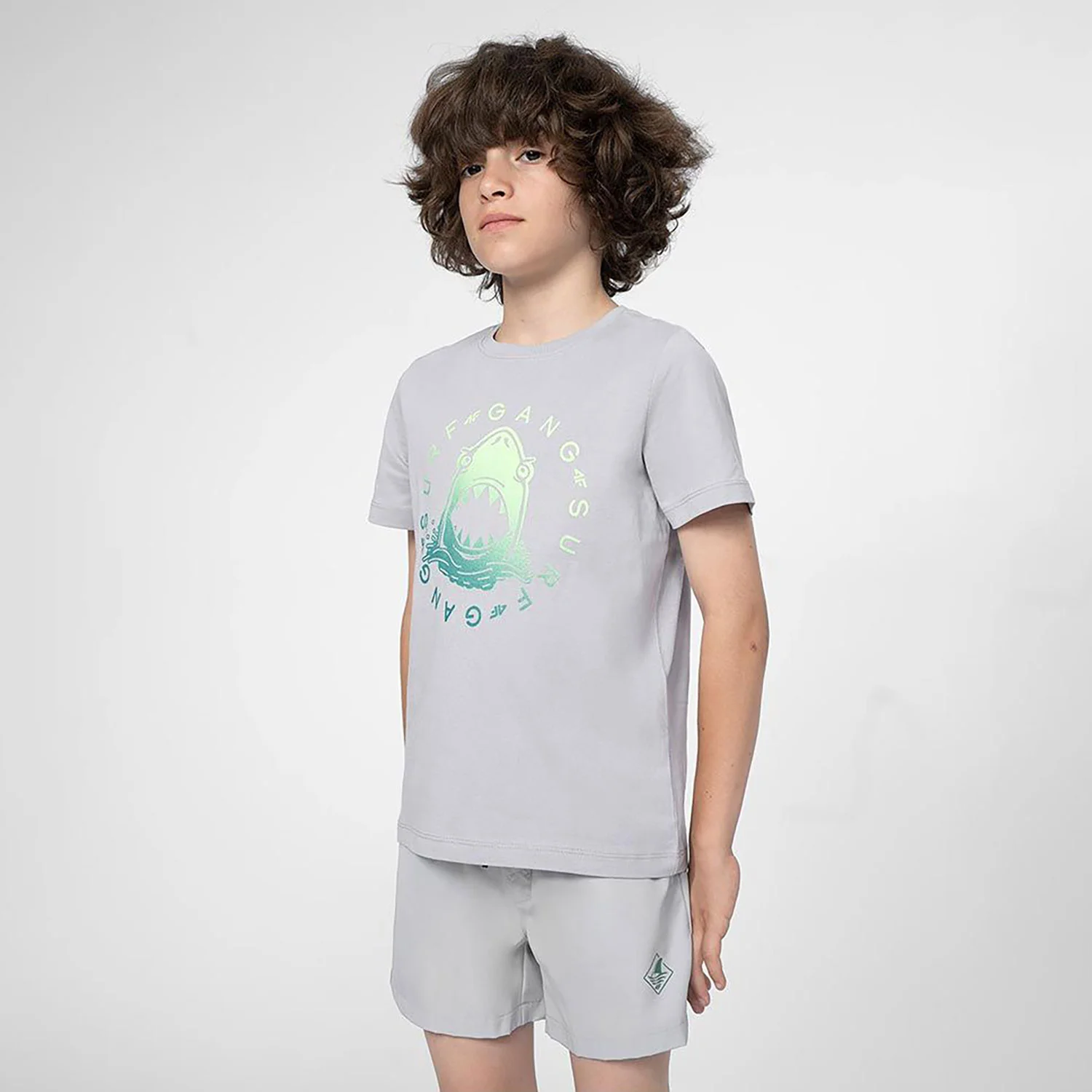 Φωτογραφία προϊόντος: 4F BOYS' PRINTED T-SHIRT ΓΚΡΙ
