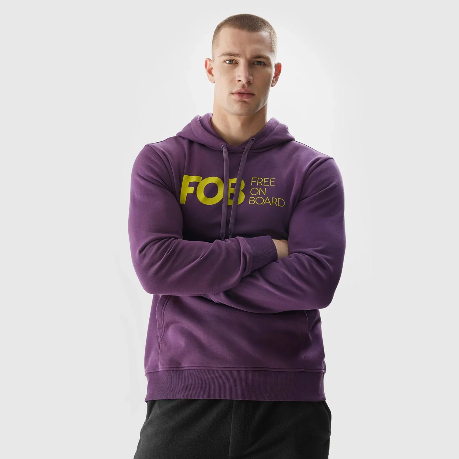 Φωτογραφία προϊόντος: 4F MEN'S PULLOVER HOODIE ΜΩΒ