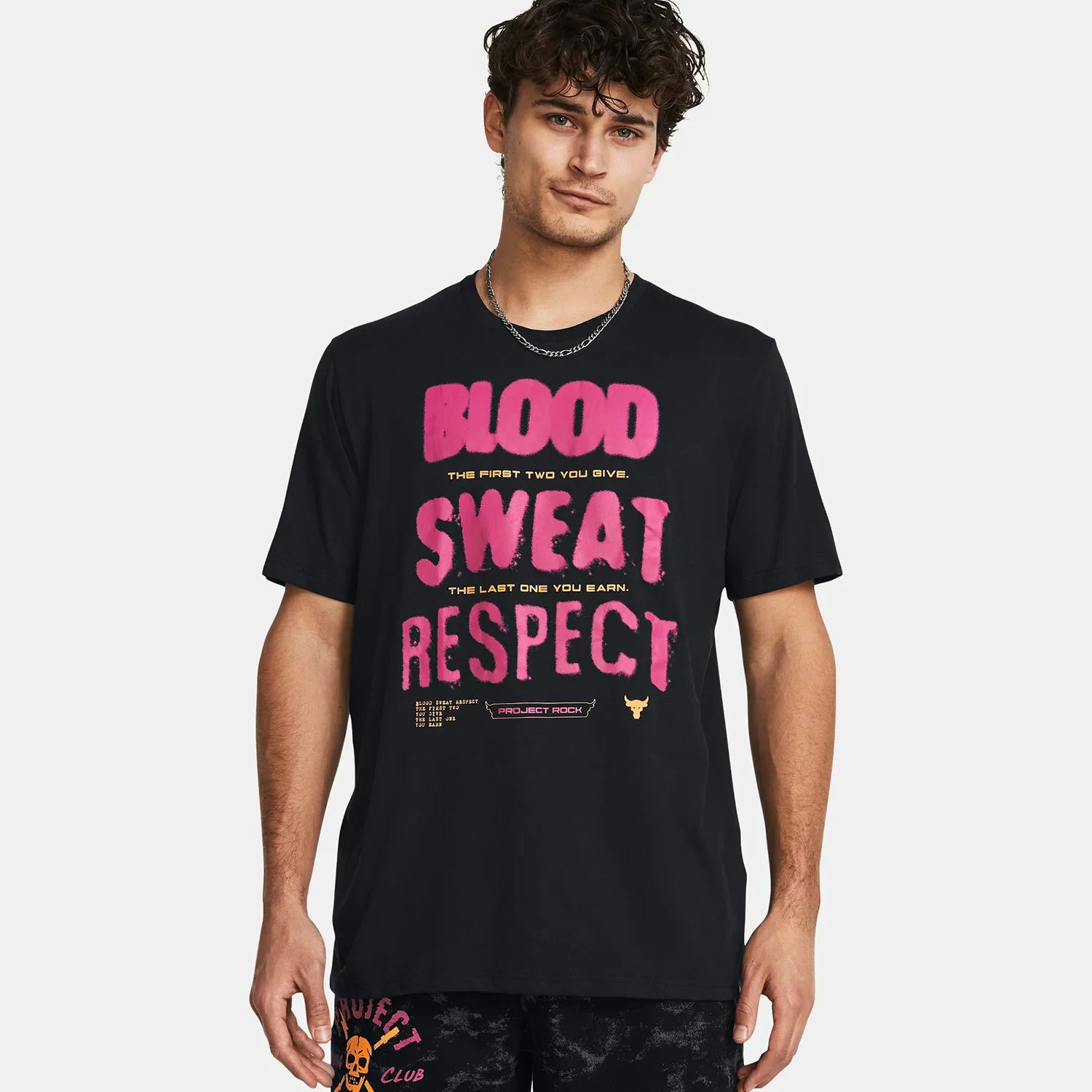 Φωτογραφία προϊόντος: UNDER ARMOUR PROJECT ROCK BSR GRAPHIC T-SHIRT ΜΑΥΡΟ