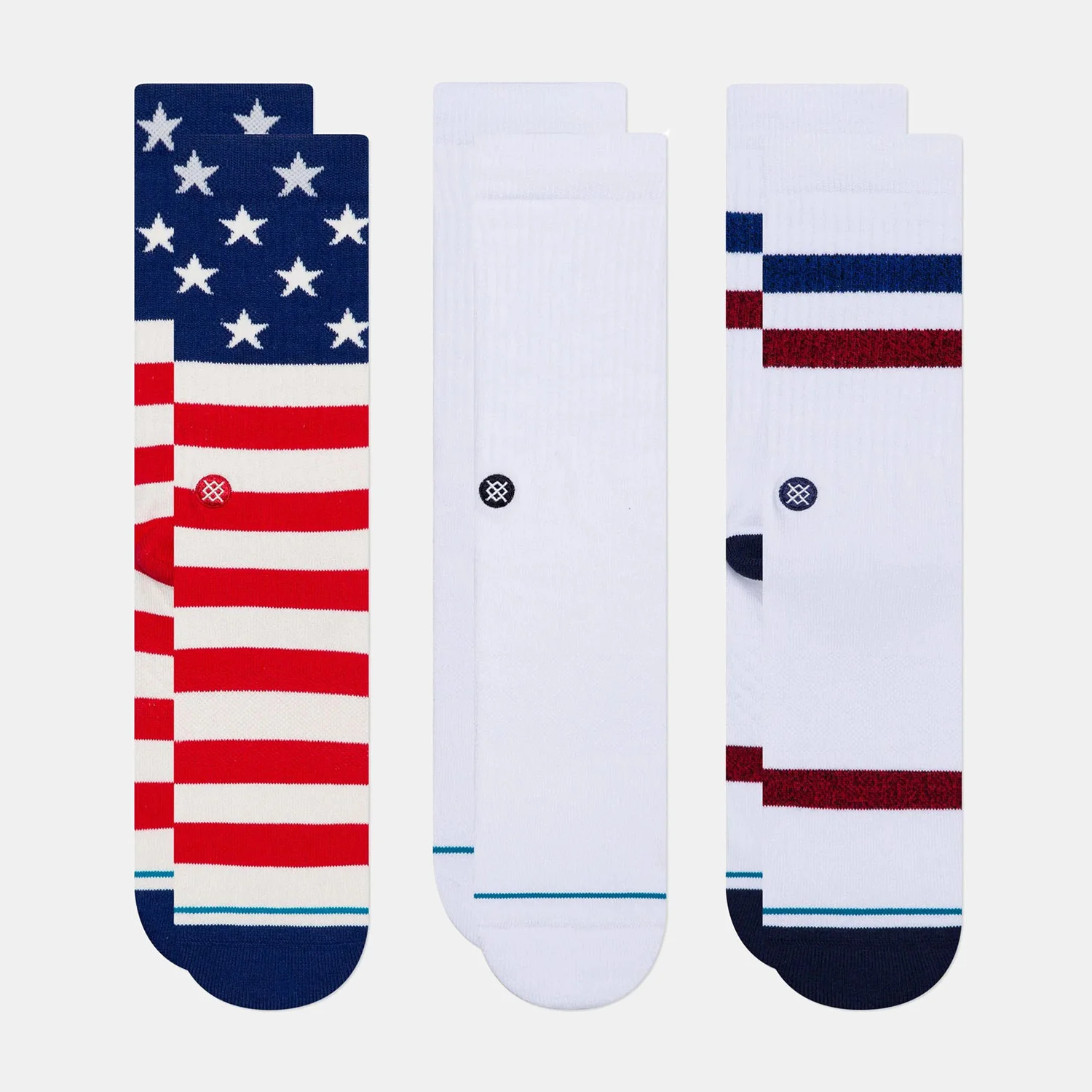 Φωτογραφία προϊόντος: STANCE THE AMERICANA CREW SOCKS 3 PACK ΠΟΛΥΧΡΩΜΟ
