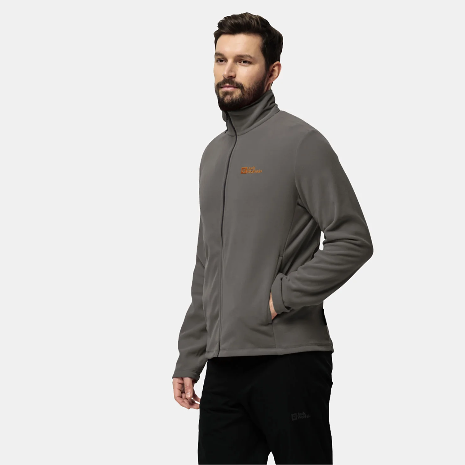 Φωτογραφία προϊόντος: JACK WOLFSKIN TAUNUS FULL-ZIP FLEECE JACKET ΓΚΡΙ