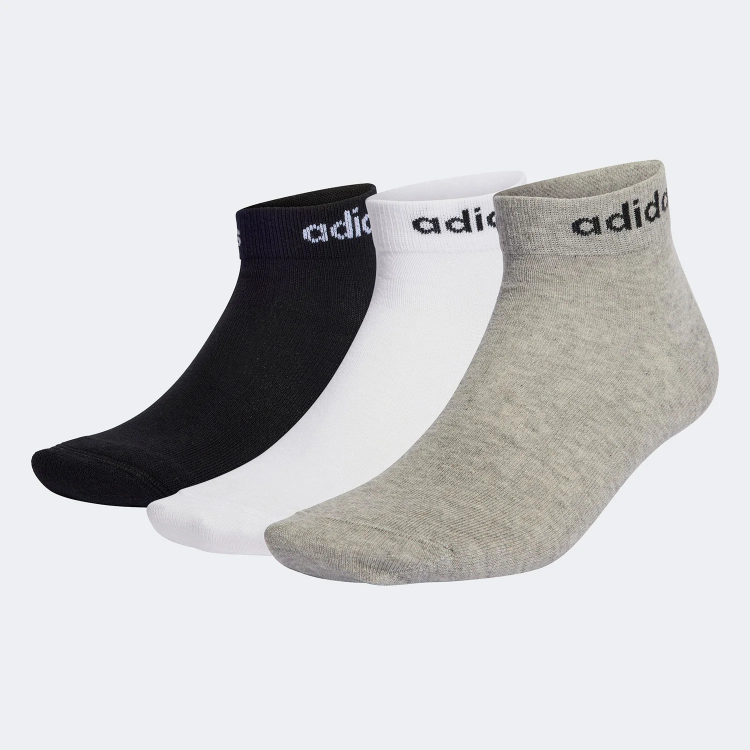 Φωτογραφία προϊόντος: ADIDAS PERFORMANCE ADIDAS THINK LINEAR ANKLE SOCKS 3 PAIRS ΠΟΛΥΧΡΩΜΟ