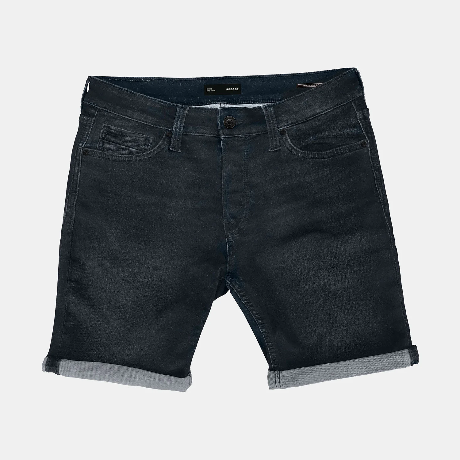 Φωτογραφία προϊόντος: REBASE JOGGER DENIM SHORTS ΜΑΥΡΟ