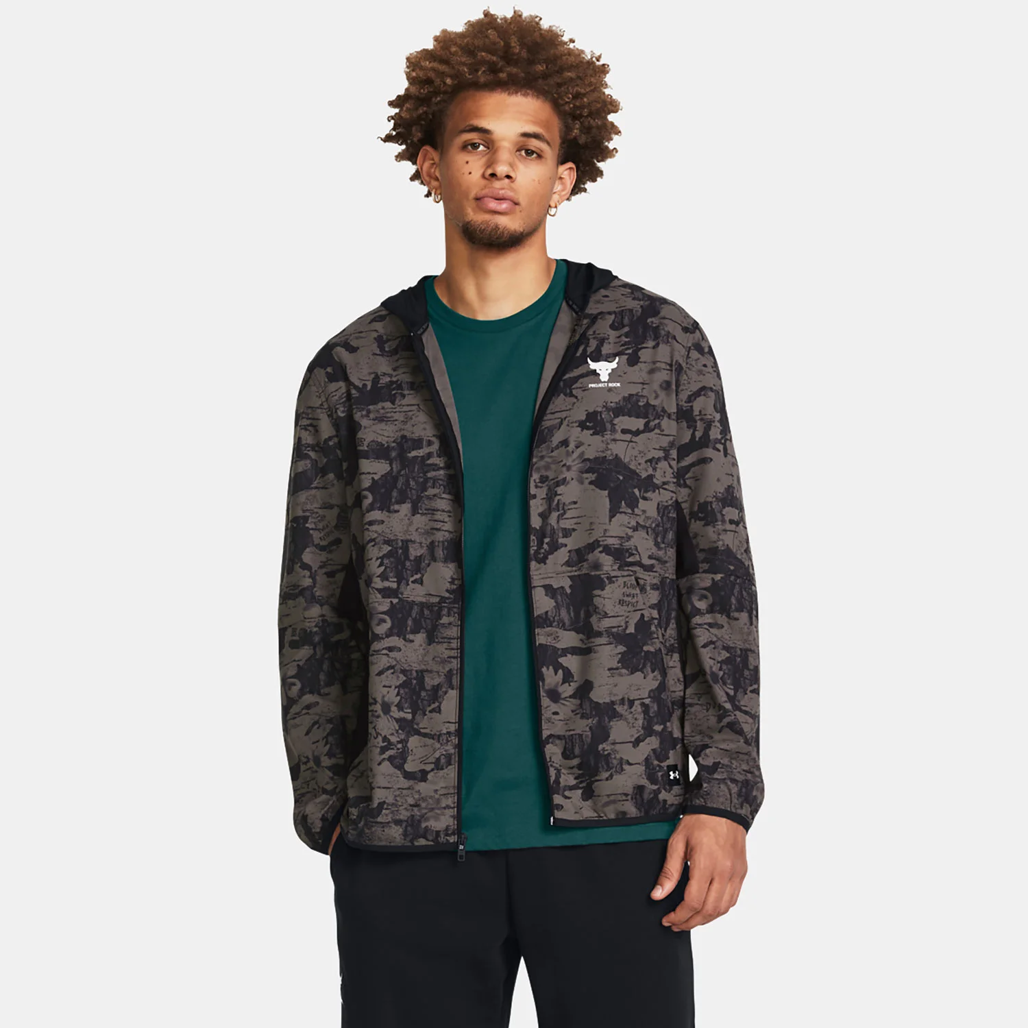 Φωτογραφία προϊόντος: UNDER ARMOUR PROJECT ROCK ISO TIDE HYBRID JACKET ΚΑΦΕ