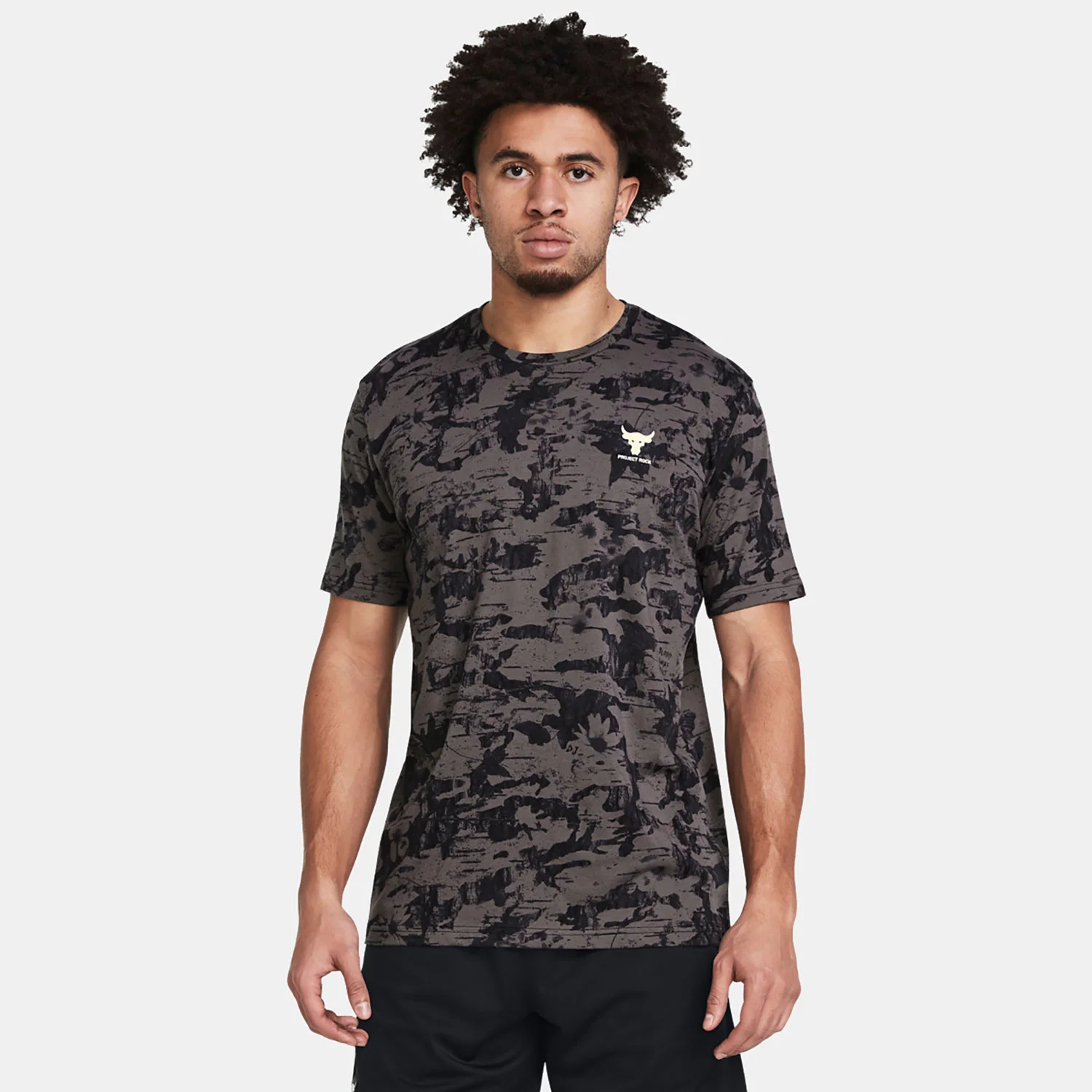 Φωτογραφία προϊόντος: UNDER ARMOUR PROJECT ROCK PAYOFF PRINTED GRAPHIC T-SHIRT ΓΚΡΙ