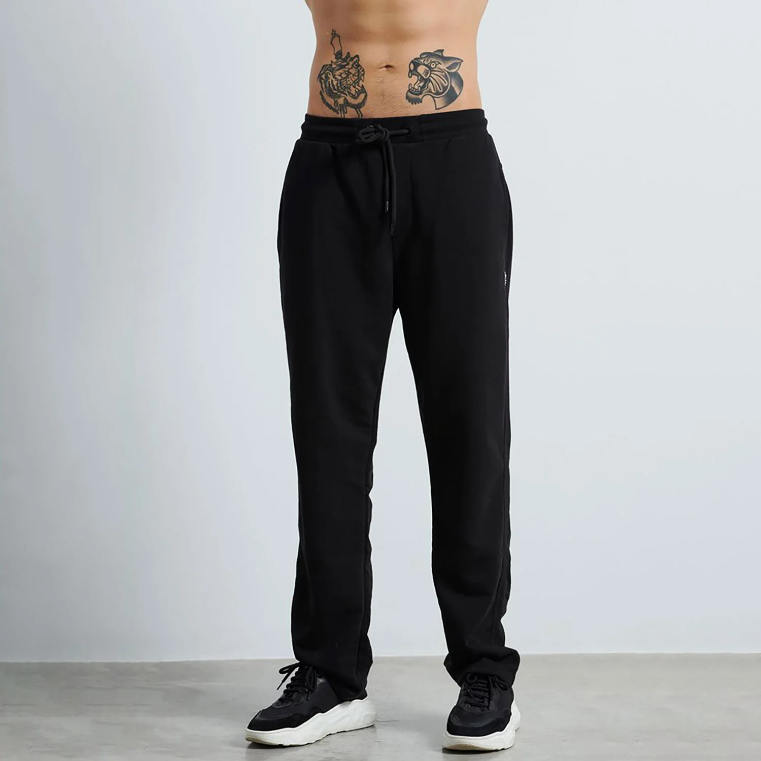 Φωτογραφία προϊόντος: BODY TALK BDTK PANTS ON SLIM STRAIGHT LEG PANTS ΜΑΥΡΟ