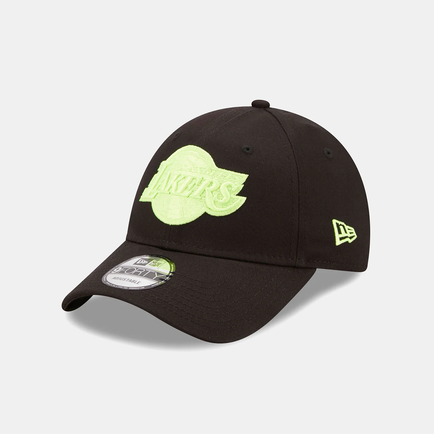 Φωτογραφία προϊόντος: NEW ERA LA LAKERS NEON PACK 9FORTY CAP ΜΑΥΡΟ