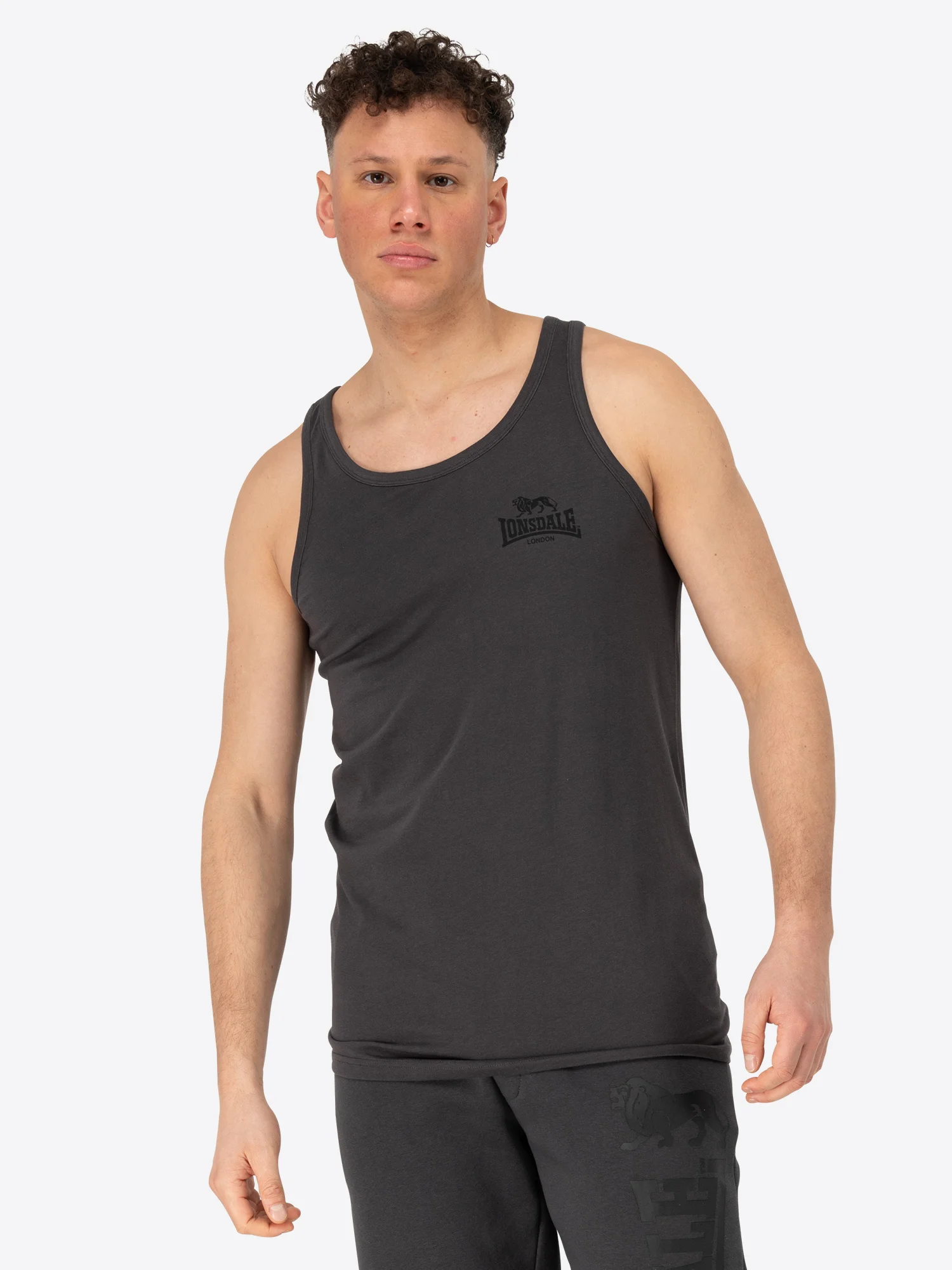 Φωτογραφία προϊόντος: Lonsdale Dolton Ανδρική Φανέλα 117331-1572 Ανθρακί