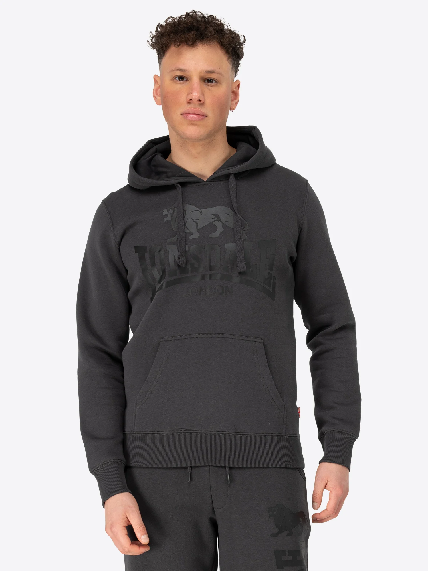 Φωτογραφία προϊόντος: Lonsdale Go Sport Ανδρικό Φούτερ Κουκούλα 113027-1572 Ανθρακί