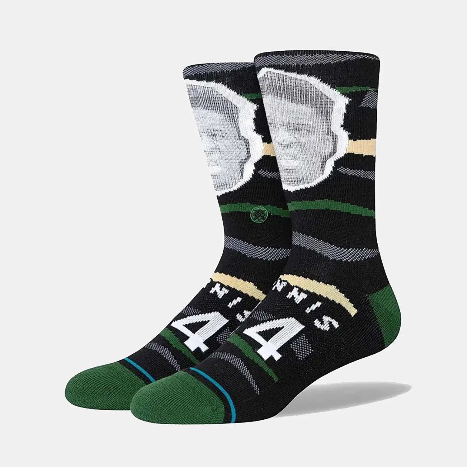 Φωτογραφία προϊόντος: STANCE FAXED GIANNIS CREW SOCKS ΜΑΥΡΟ