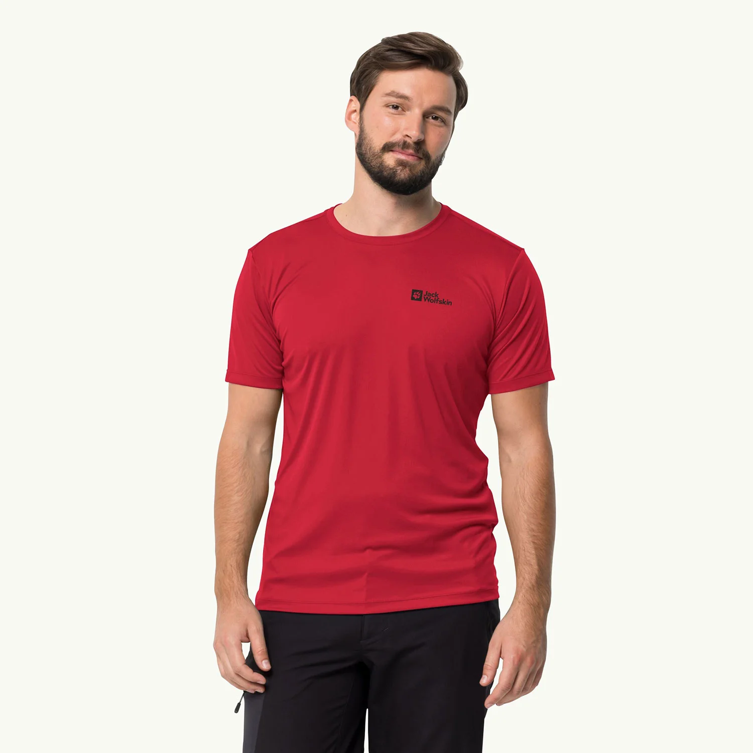 Φωτογραφία προϊόντος: JACK WOLFSKIN TECH FUNCTIONAL T-SHIRT ΚΟΚΚΙΝΟ