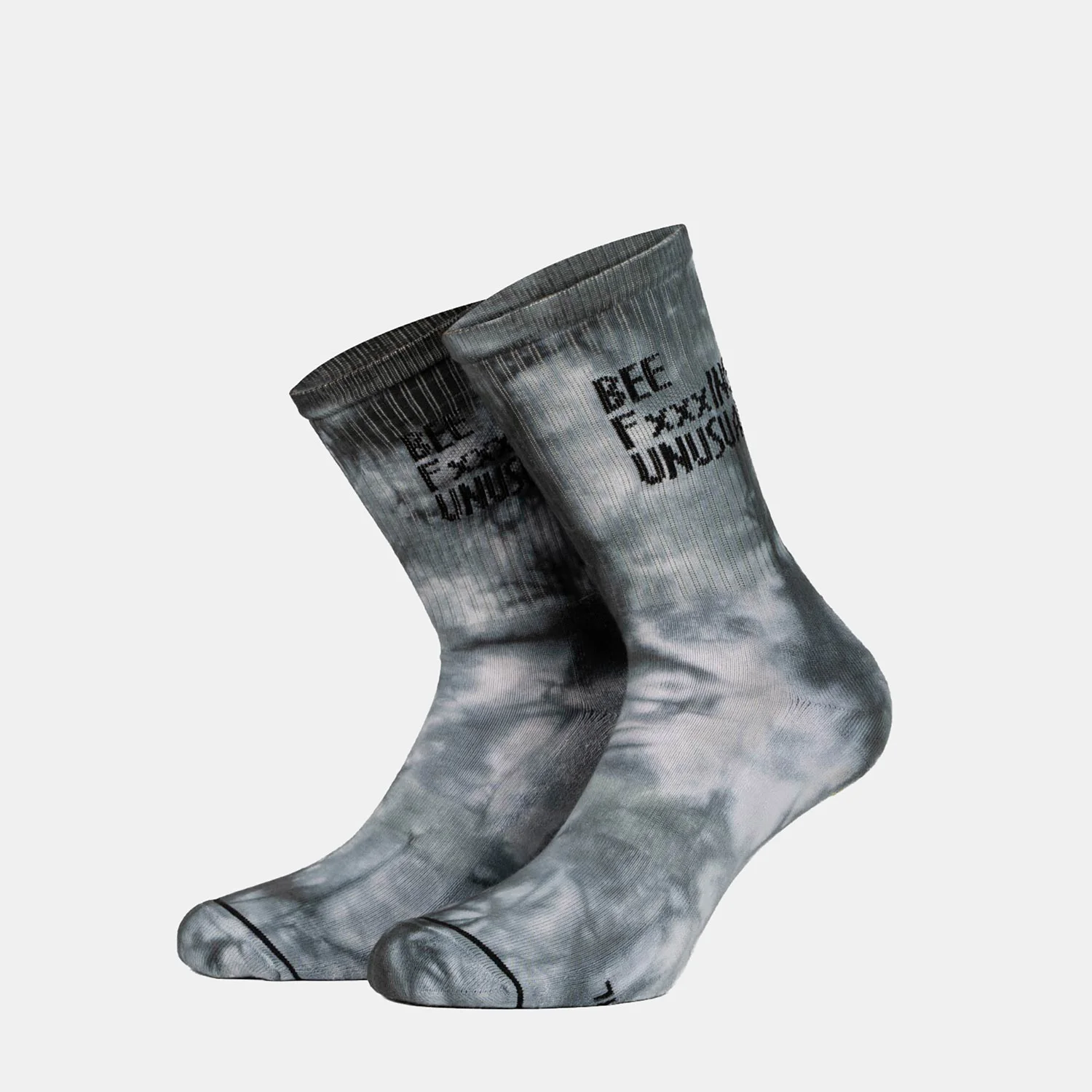 Φωτογραφία προϊόντος: BEE UNUSUAL BEE FXXXING UNUSUAL TIE DYE SOCKS ΓΚΡΙ