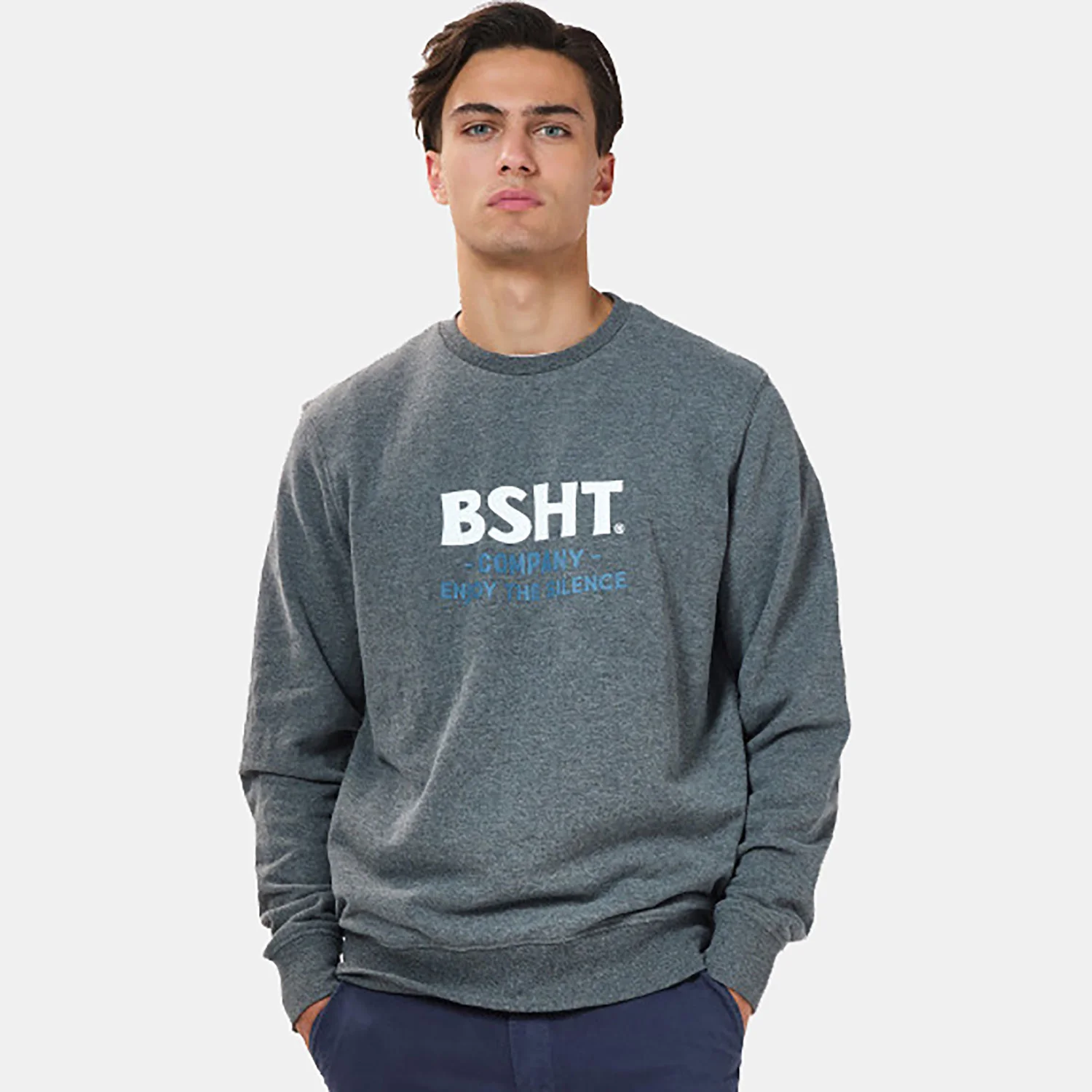 Φωτογραφία προϊόντος: CLASSIC BASEHIT CREWNECK SWEATSHIRT ΓΚΡΙ