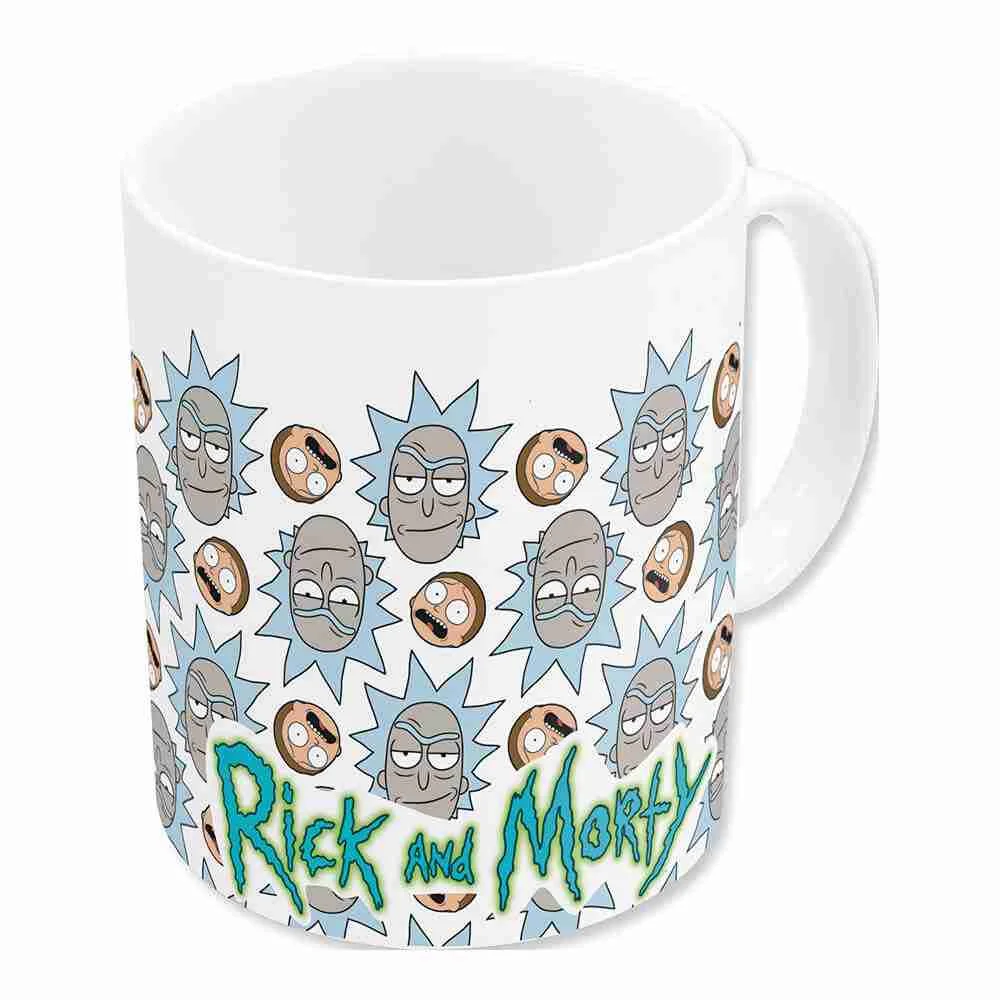 Φωτογραφία προϊόντος: STOR Κεραμική Κούπα Rick +amp; Morty Faces Mug 11 Oz in Gift Box