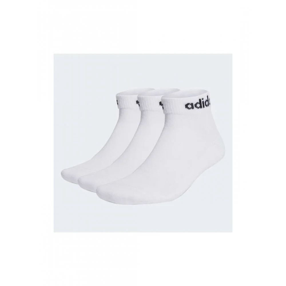 Φωτογραφία προϊόντος: Adidas new Adidas Linear Αθλητικές Κάλτσες Λευκές 3 Ζεύγη HT3457