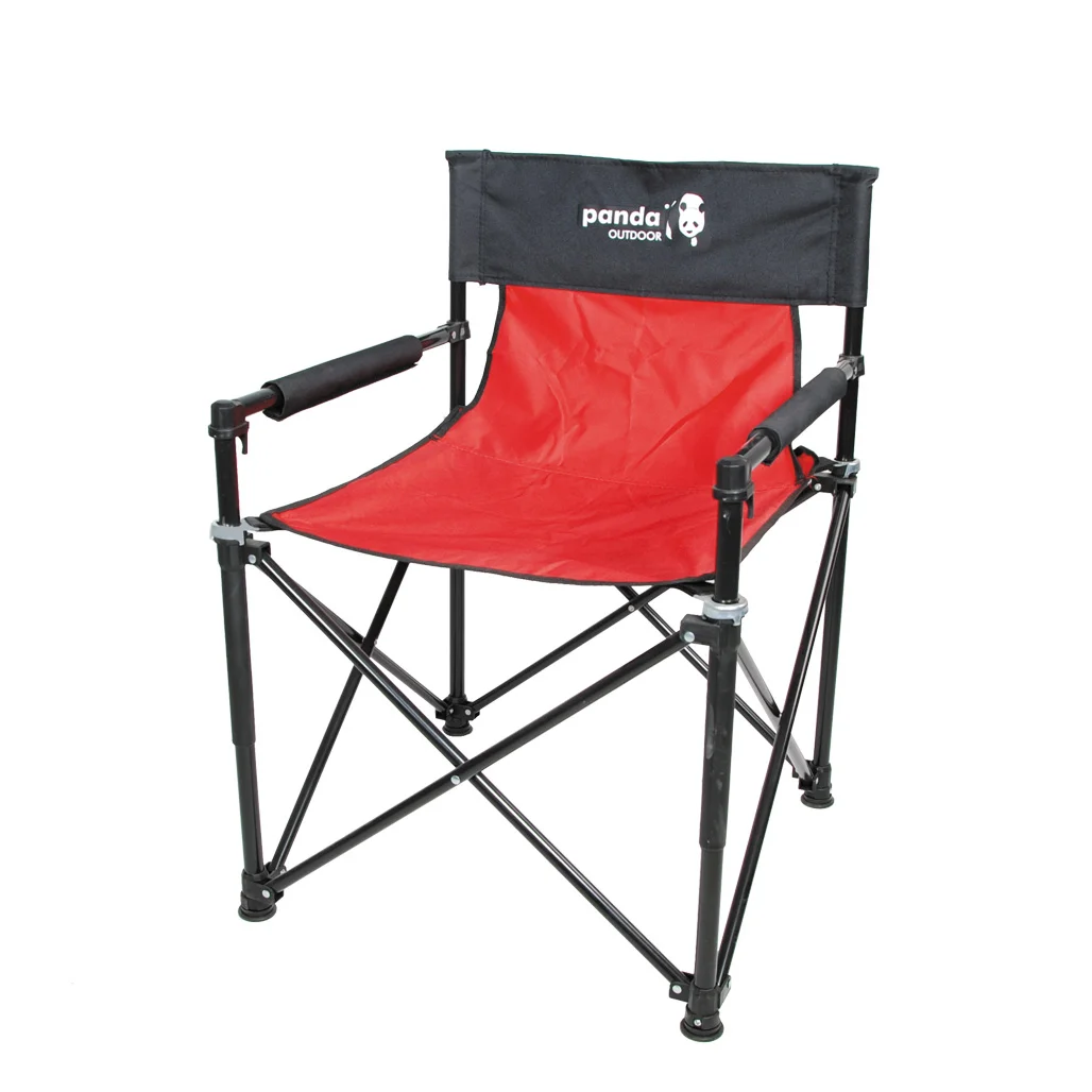 Φωτογραφία προϊόντος: Καρέκλα Παραλίας PANDA OUTDOOR CAPTAIN Κόκκινο Μέταλλο/Polyester 54x42x86cm